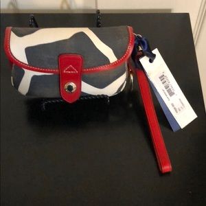 Dooney & Bourke flap wristlet.